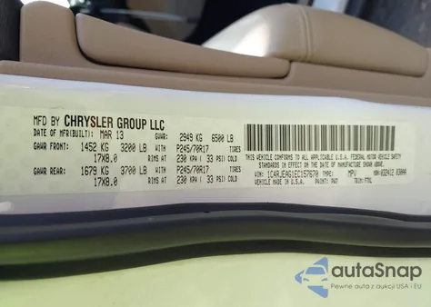 2014 Jeep Grand Cherokee Laredo из США, поврежденный, VIN 1C4RJEAG1EC157670